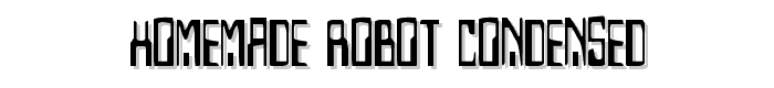Homemade Robot Condensed font